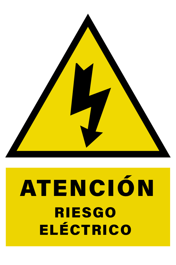 SEÑAL RIESGO ELECTRICO