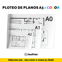 Ploteo de Planos A3 - Color