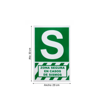 Señal de Zona Segura en Caso de Sismos
