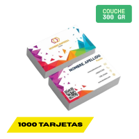 Tarjetas de Presentación - 1 millar Couche Mate - Delivery Gratis