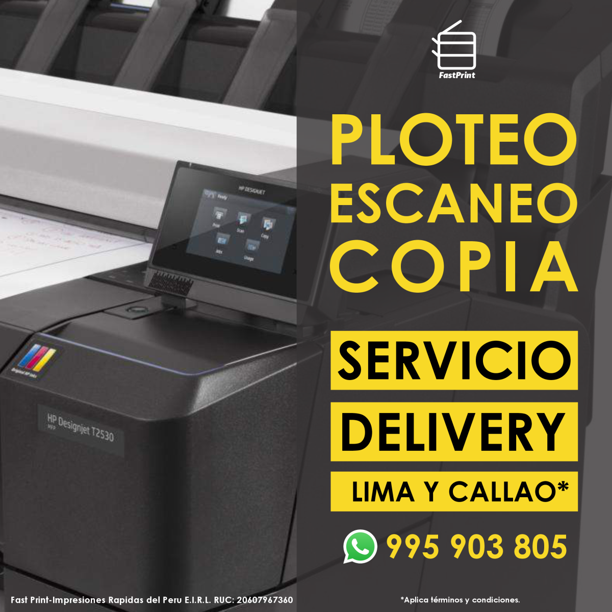 Ploteo de Planos A1 blanco y negro color