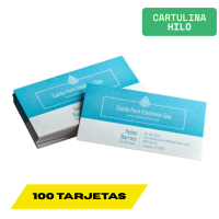 Tarjetas de Presentación - ciento (100 und) Catulina Hilo