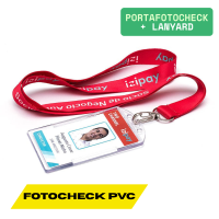 Fotocheck PVC con Portafotocheck y Cinta Lanyard